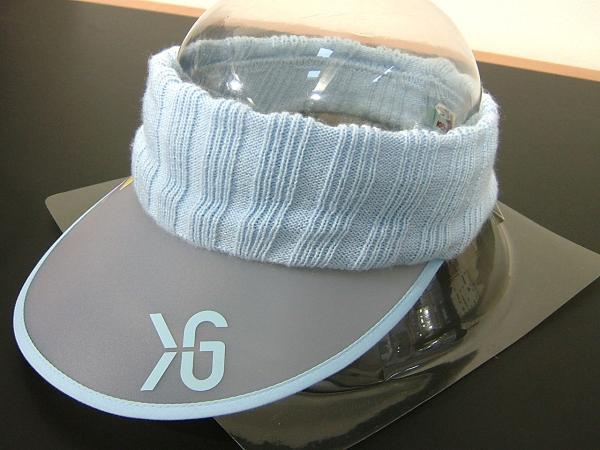 1.3万 新品 ケンゾーゴルフ KENZO GOLF サンバイザー 日本製 UVカット 特殊機能搭載 帽子 ブルー