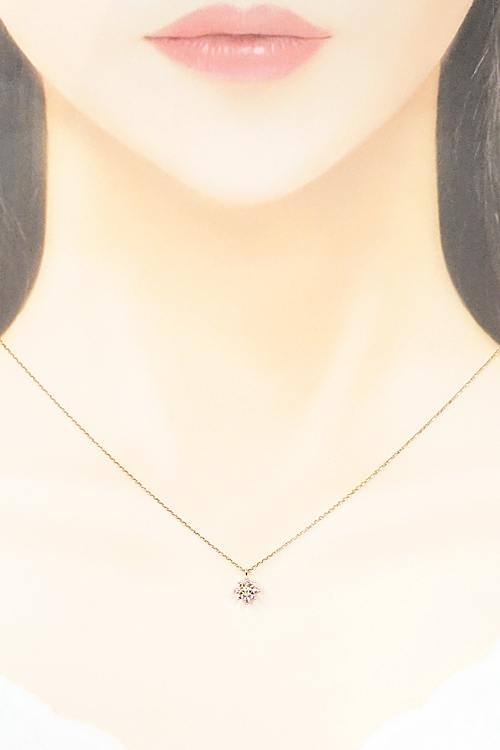 年末大感謝祭【最大50%OFF】ピンクサファイア 0.12ct K18ピンクゴールド 花 フラワー 植物 送料無料 美品 中古 SH80399 目玉商品_画像6