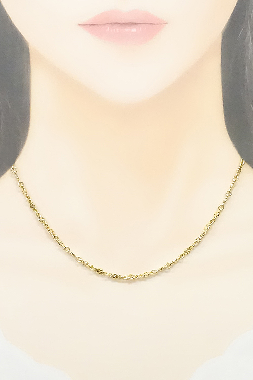  Loree Rodkin chain necklace K18YG diamond Cross 10 character .Loree Rodkin beautiful goods used SH97604