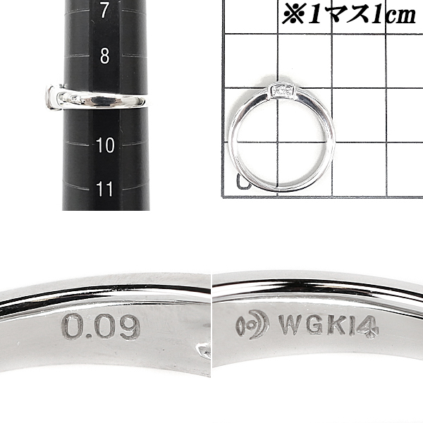 tasaki Tasaki Shinju бриллиант 0.09ct K14 белое золото зодиакальный камень 4 месяц TASAKI бесплатная доставка прекрасный товар б/у SH95315