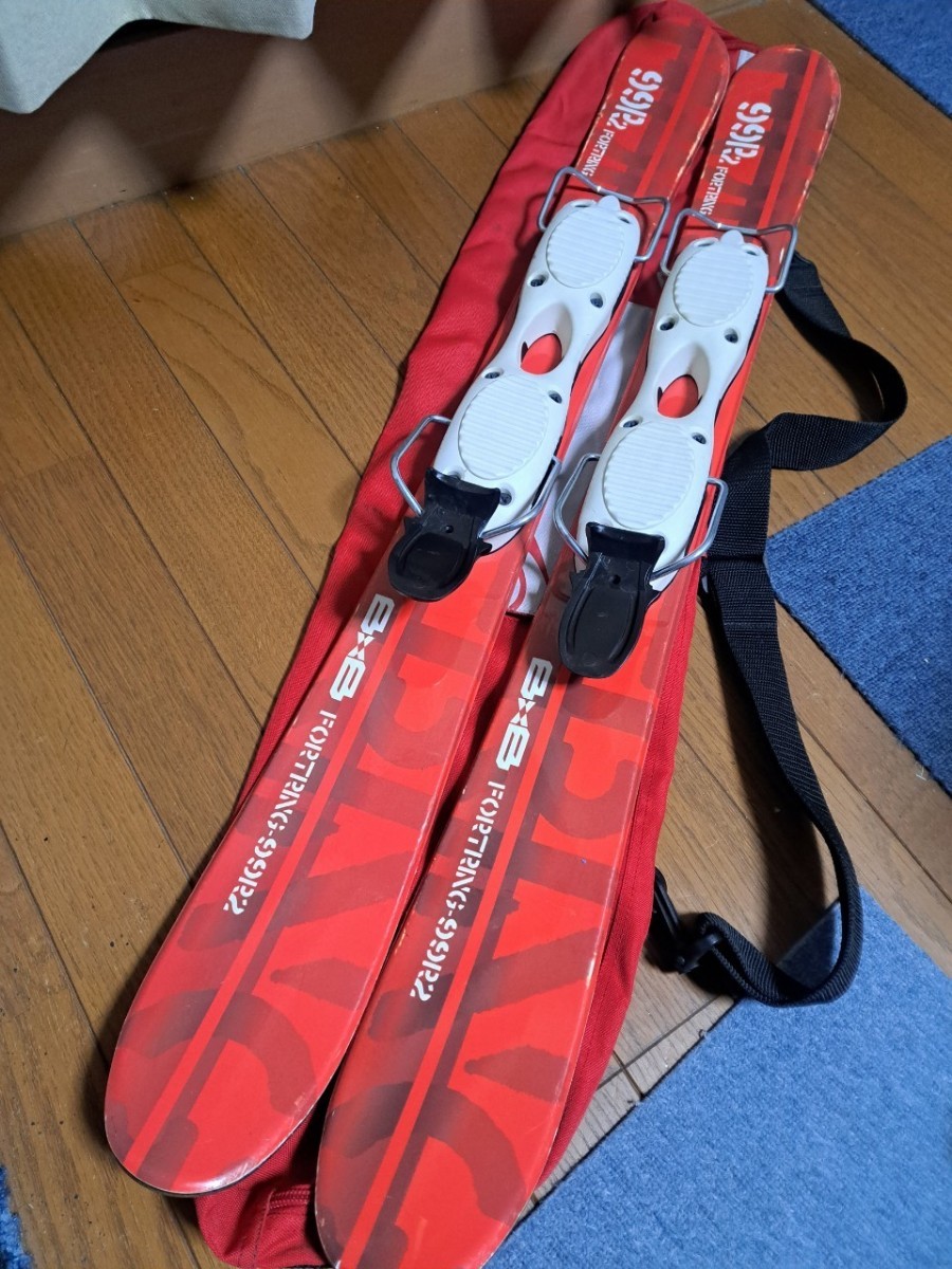 ショートスキー　ファンスキー BMB Fortring-99R2 サイズ　99cm スキーケース Hart スキー板 スキー・ボード_画像2