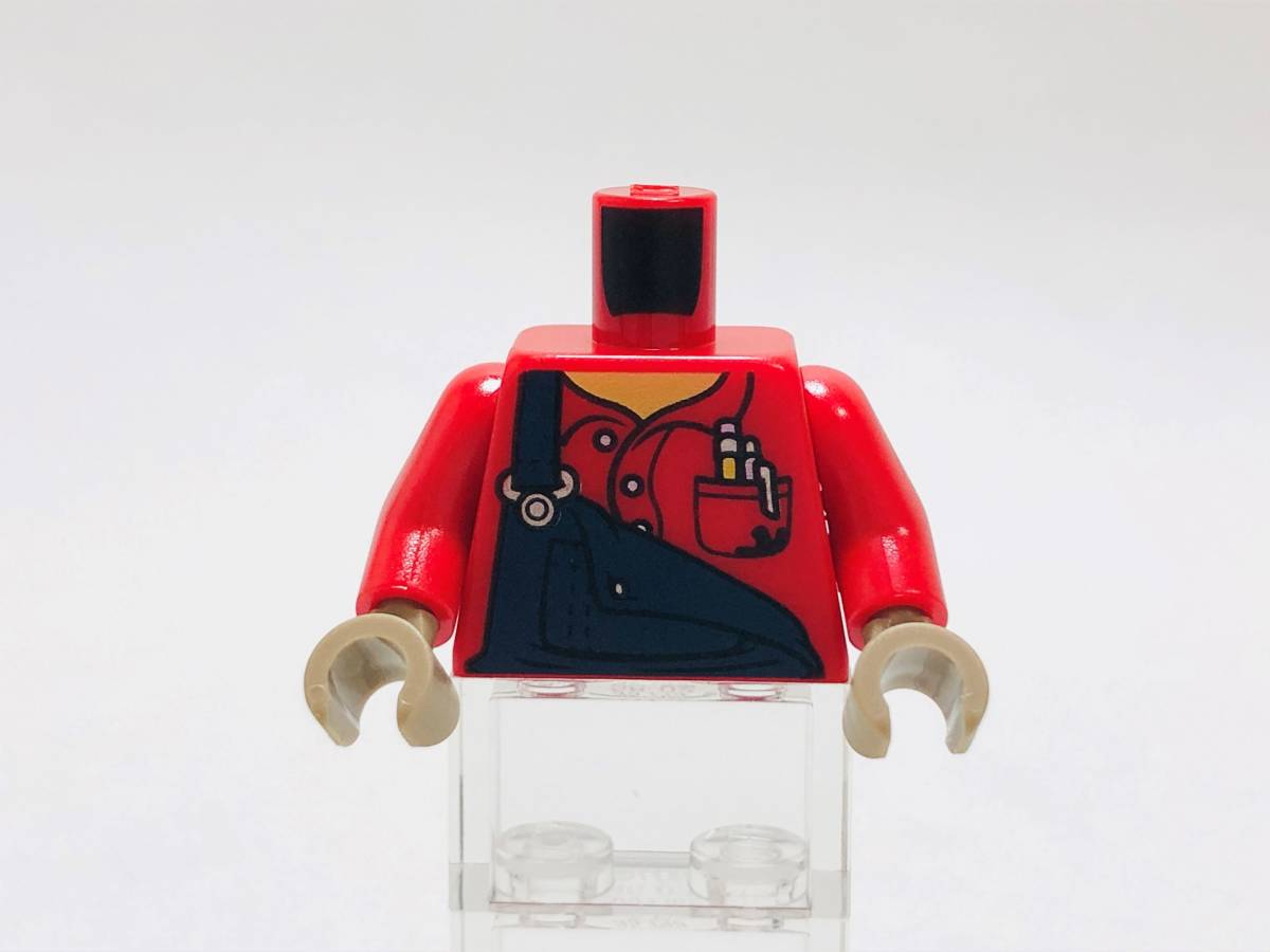 【新品未使用】レゴ　LEGO　ミニフィグ　トルソー　ボディ　86 オーバーオール　作業着　_画像1
