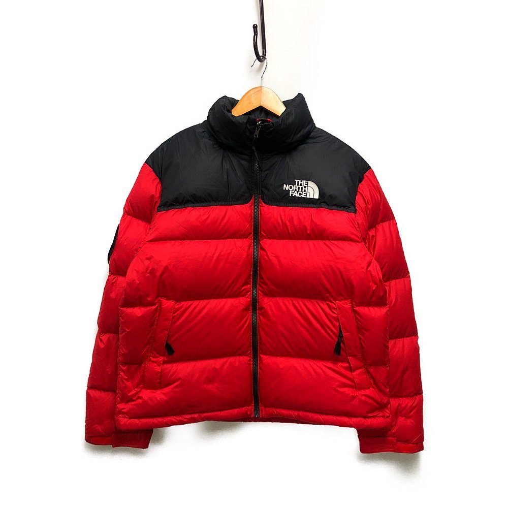 THE NORTH FACE ザ・ノースフェイス 品番 NF0A7WWB 1992 RETRO NUPTSE JACKET 30周年 ヌプシ ダウンジャケット レッド L 正規品 / 32410_画像1