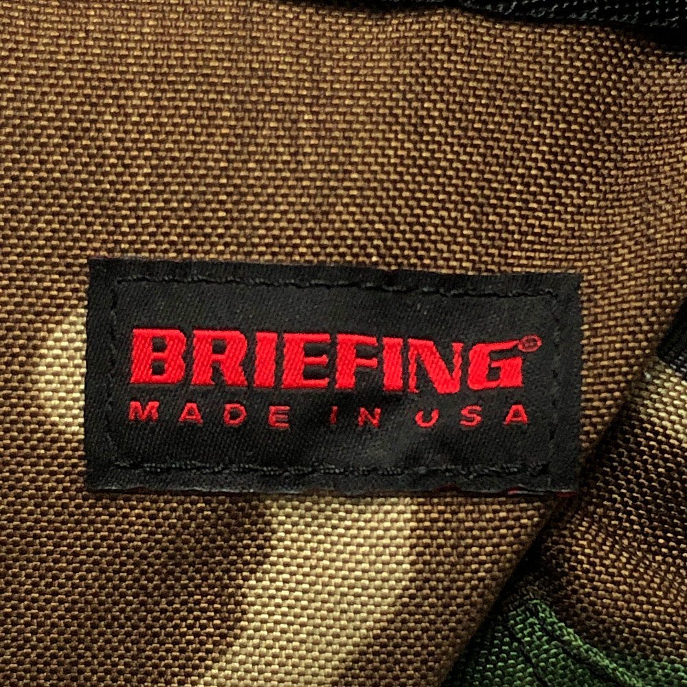 BRIEFING ブリーフィング エディフィス別注 トートバッグ ウッドランドカモ 黒 裏地一部ネイビー 正規品 / 32325_画像3