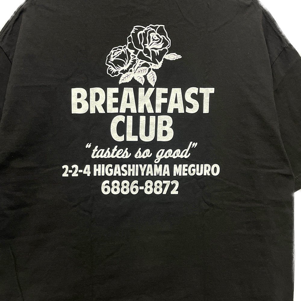 BREAKFAST CLUB ブレックファストクラブ 半袖Ｔシャツ ブラック サイズXL 正規品 / B4676_画像2