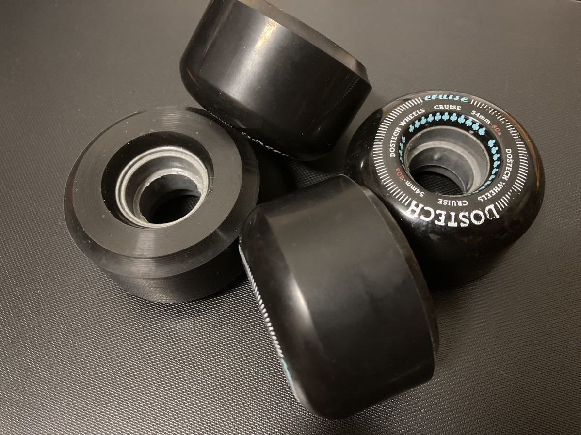 DOSTECH ドステック CRUISE ソフトウィール 54mm 80a クルーザー クルージング 移動用 スケートボード スケボー トリック タイヤ ウィール