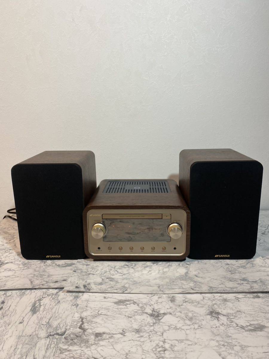 j191 SANSUI SMC-300BT サンスイ 真空管ハイブリッドアンプ搭載CDステレオシステム _画像1