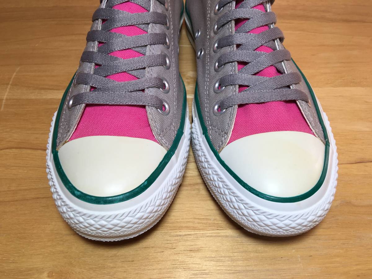 ★CONVERSE コンバース ALL STAR オールスター Lo グレー×ピンク 27.0cm 美品 Used 検 スケートボーディング チャック テイラー_画像4