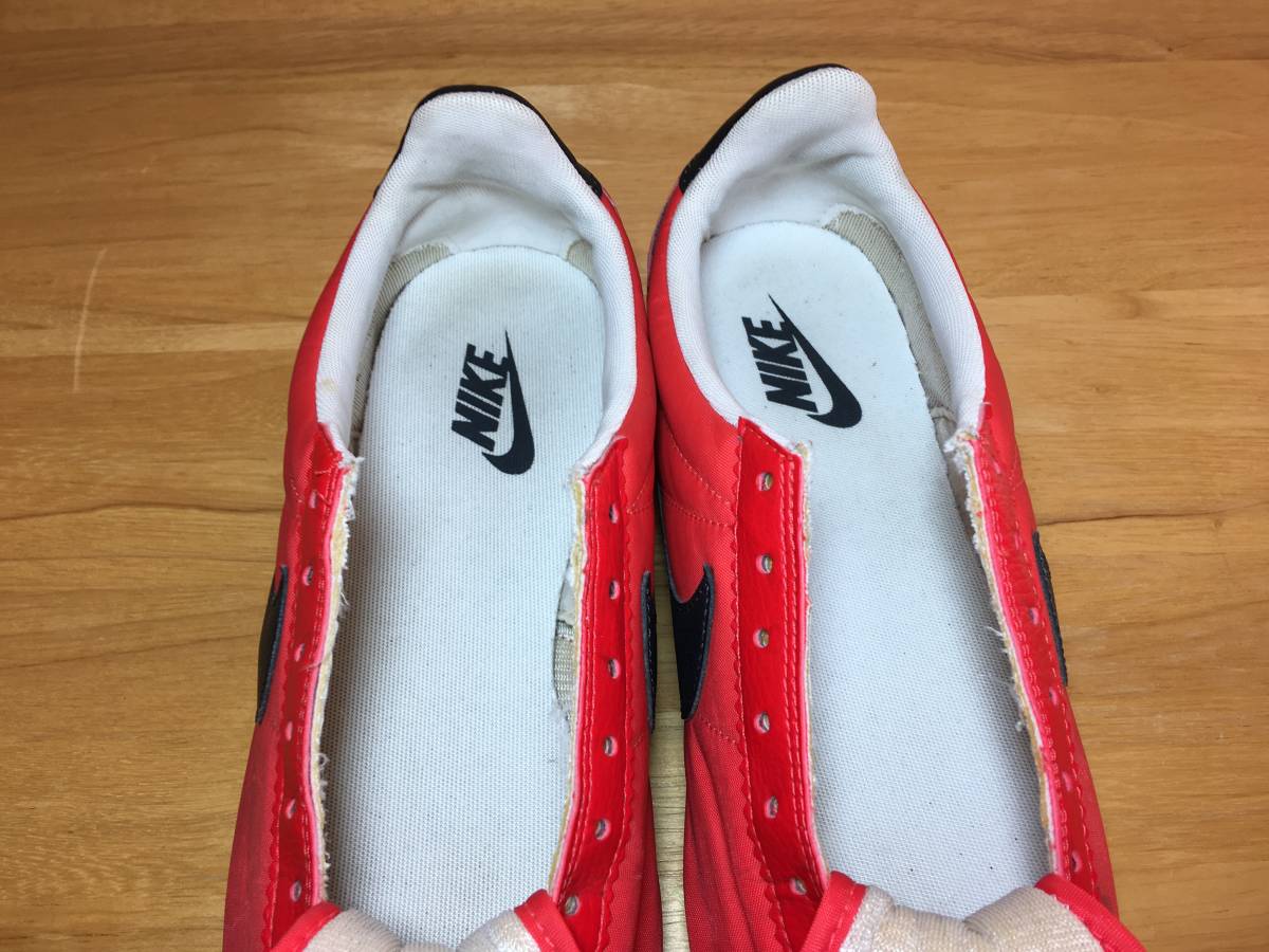 ★NIKE ナイキ CLASSIC CORTEZ クラシック ナイロン コルテッツ 赤×黒 2013年製 26.5cm Used 検 VNTG ワッフル LDV スニーカーの画像8