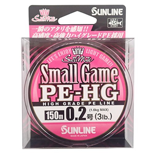 サンライン(SUNLINE) PEライン ソルティメイト スモールゲーム HG 150m 0.2号 3lb サクラピンク