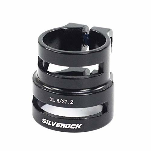 Silverock シートポスト クランプ シートクランプ デュアルサイズ black 31.6/34.9mm_画像2
