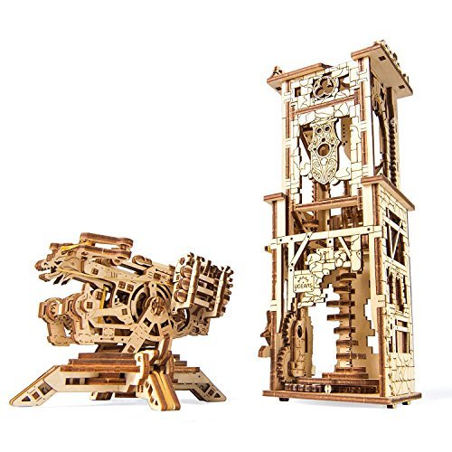 Ugears ユーギアーズ Archballista-Tower アークバリスタと攻城塔 70048 木のおもちゃ 3D・・・