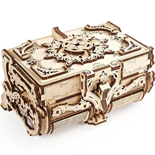 Ugears ユーギアーズ Antique Box アンティークボックス 木製 ブロック DIY パズル 組立 想像力 ・・・