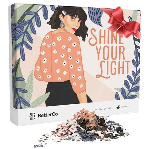 BetterCo. ベターカンパニー - Shine Your Light（汝の光を輝かせ）文字入りパズル 1000ピー・・・