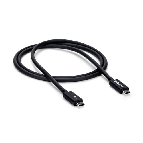 StarTech.com Thunderbolt 3 (20Gbps) USB-C ケーブル 1m サンダーボルト/ U・・・