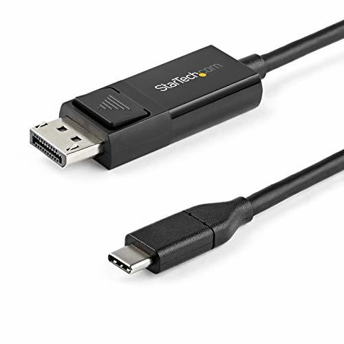 StarTech.com USB-C - DisplayPort 1.2 ケーブル/2m/4K60Hz/双方向対応/Th・・・