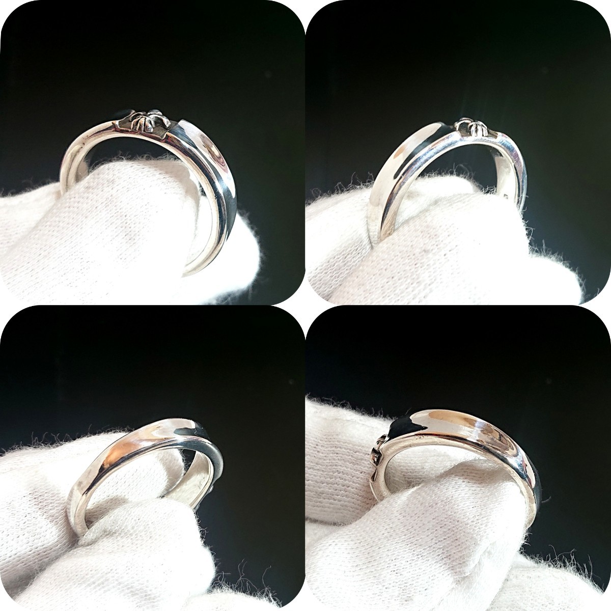 5871 SILVER925 lily ring 21 number silver 925 Lilly 100 .. . chapter Lily one Point simple gothic unisex Pinky stylish 