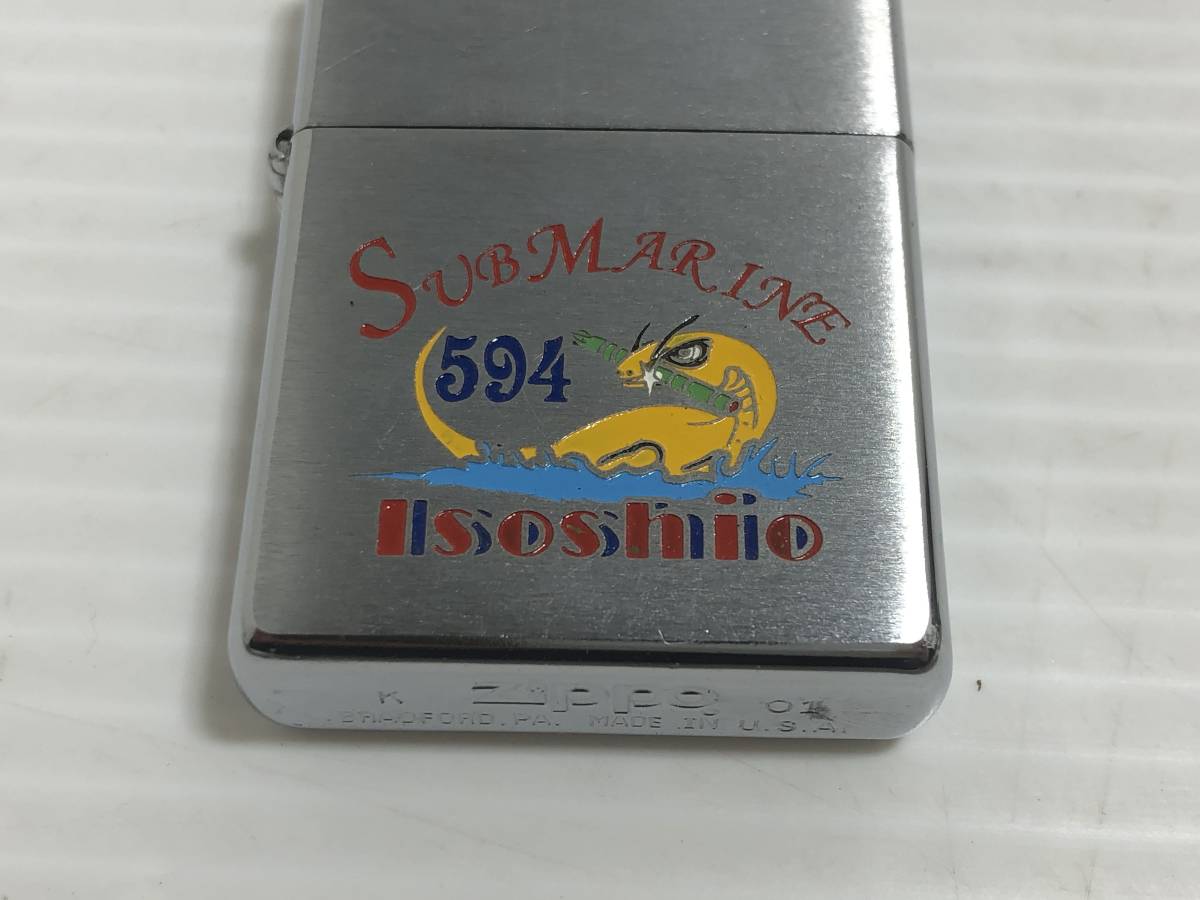 180236◆Zippo　ジッポ　SUBMARINE　594　ISOSHIO　K　01　BRADFORD.PA　USA　カバー◆G_画像2