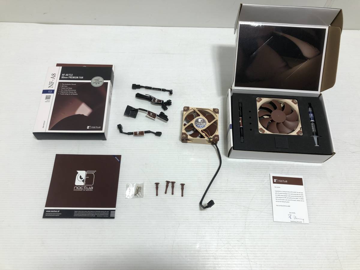 240312◆NOCTUA　NF-A8　FLX　DC12V　0.84W・0.07A　ファン【写真追加あり】◆B1_画像1