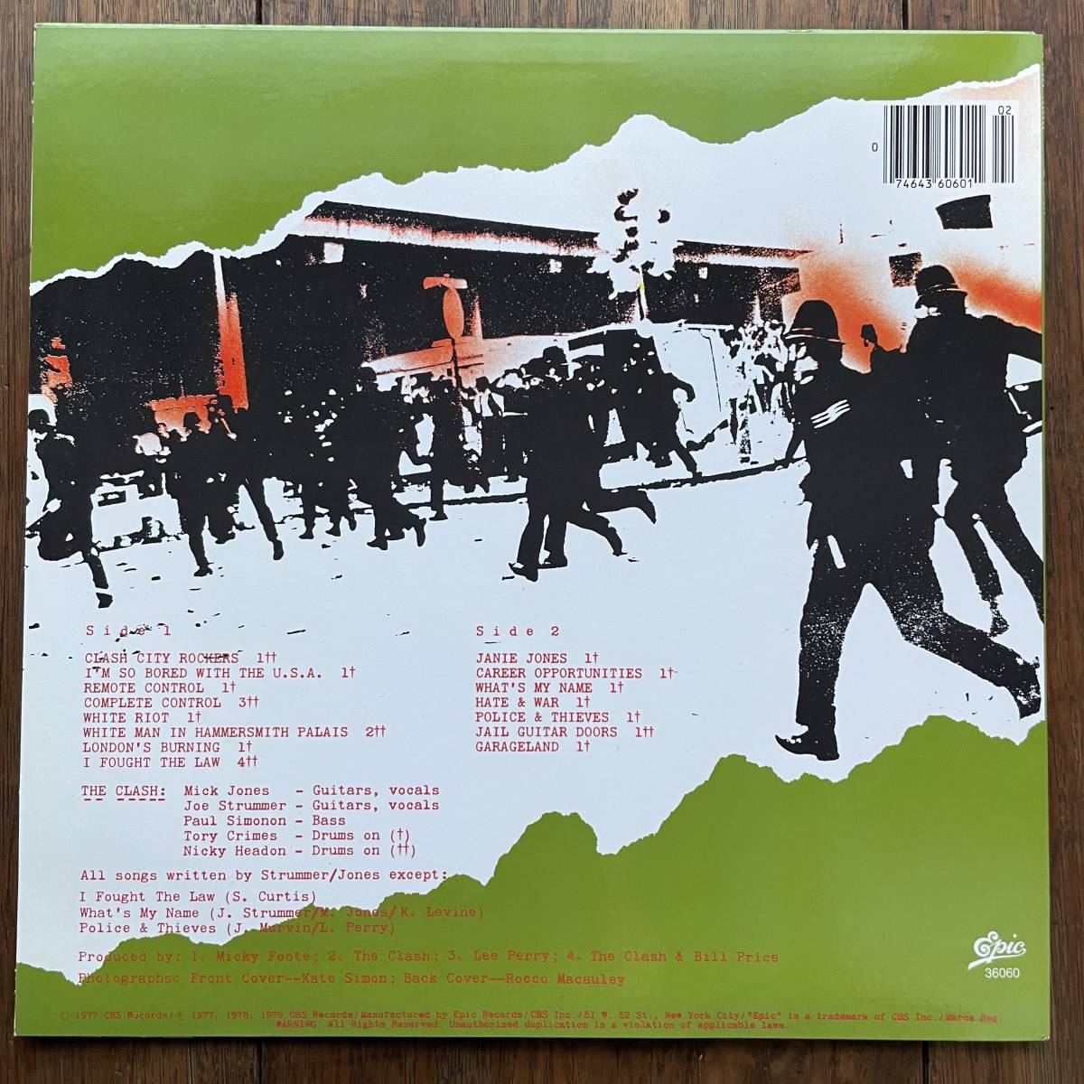 THE CLASH / THE CLASH/ EPIC / PE36060_画像2