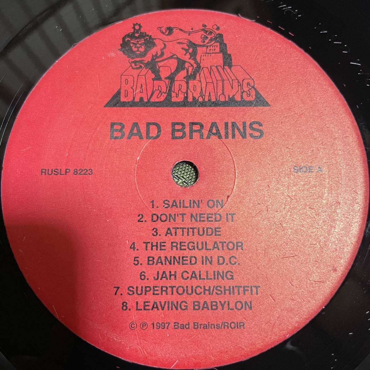 BAD BRAINS/BAD BRAINS/ RUSLP8223 / US 97年 リイシュー盤 _画像3