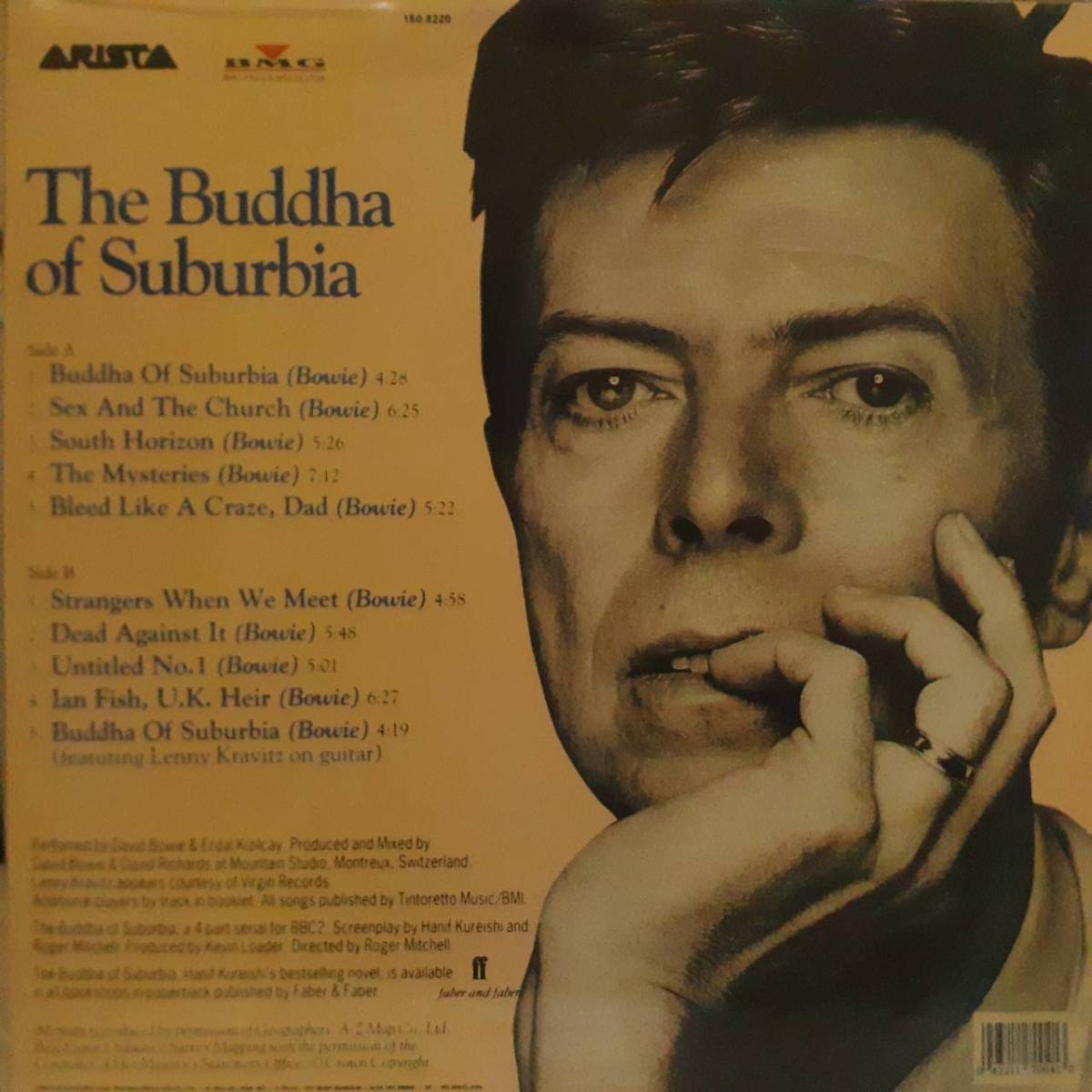 400枚限定 金盤 欧州ARISTA盤LP！David Bowie / The Buddha Of Suburbia 2016年 150.8220 郊外のブッダ デビッド・ボウイー Lenny Kravitz_画像4