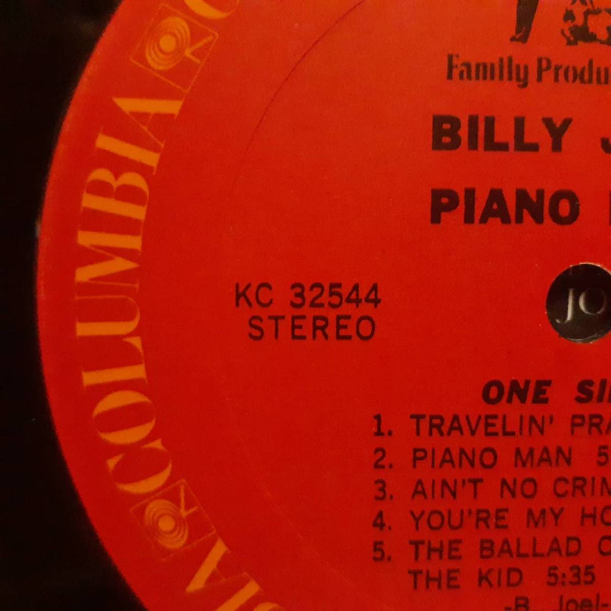 米COLUMBIAオリジLP 初回KC規格 Artisanロゴ Billy Joel / Piano Man 1973年 KC32544 テクスチャー・ジャケ ビリー・ジョエル ピアノ・マン_画像4