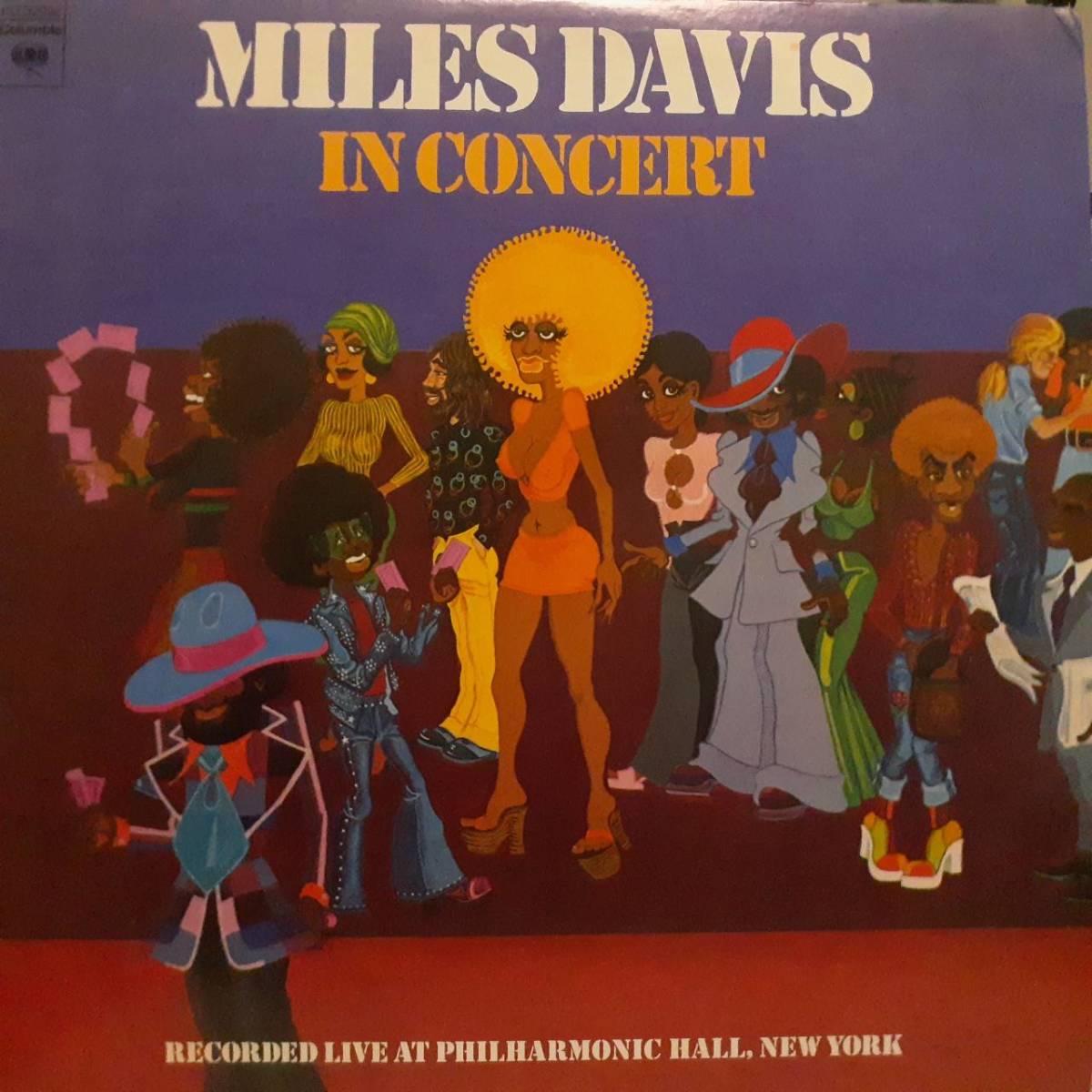 米COLUMBIAオリジ2LP マト4面1A！Miles Davis / In Concert Recorded Live At Philharmonic Hall, New York 1973年 KG 32092 On The Cornerの画像1