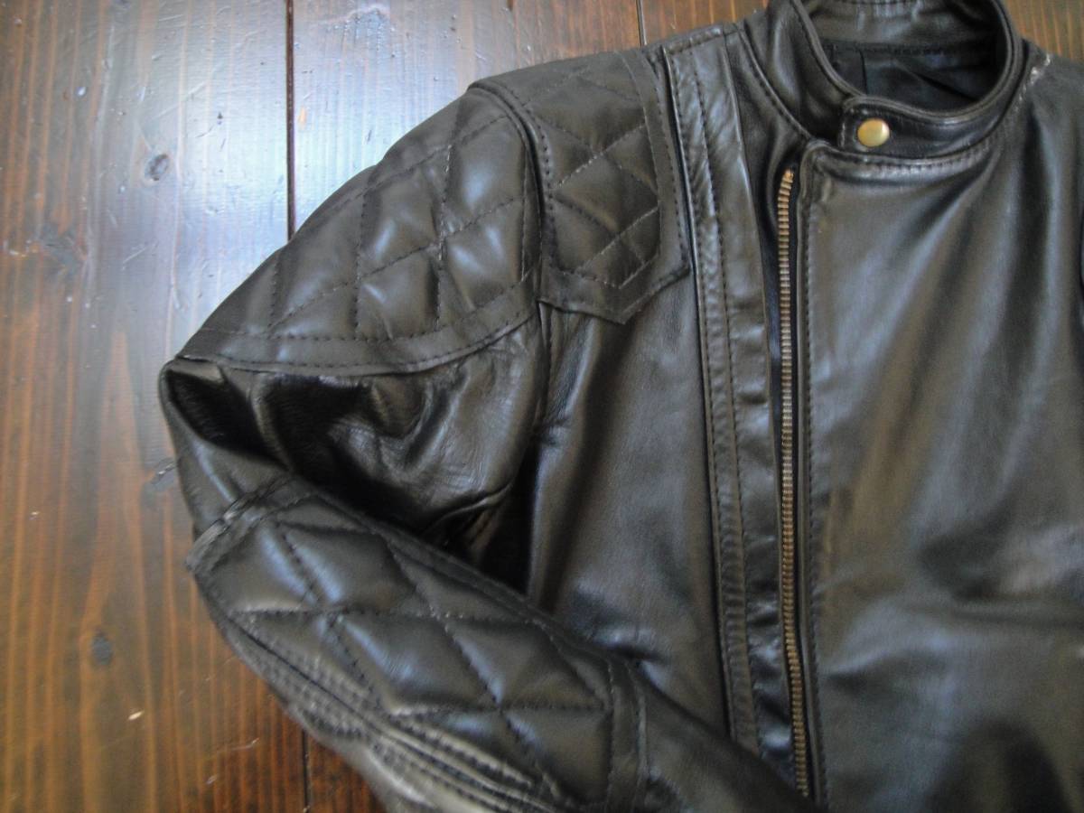 ☆★Langlitz Leathers Padded Cascade ラングリッツレザー パデッドキャスケード 2005年製★☆ 美品 現地オーダー品の画像4