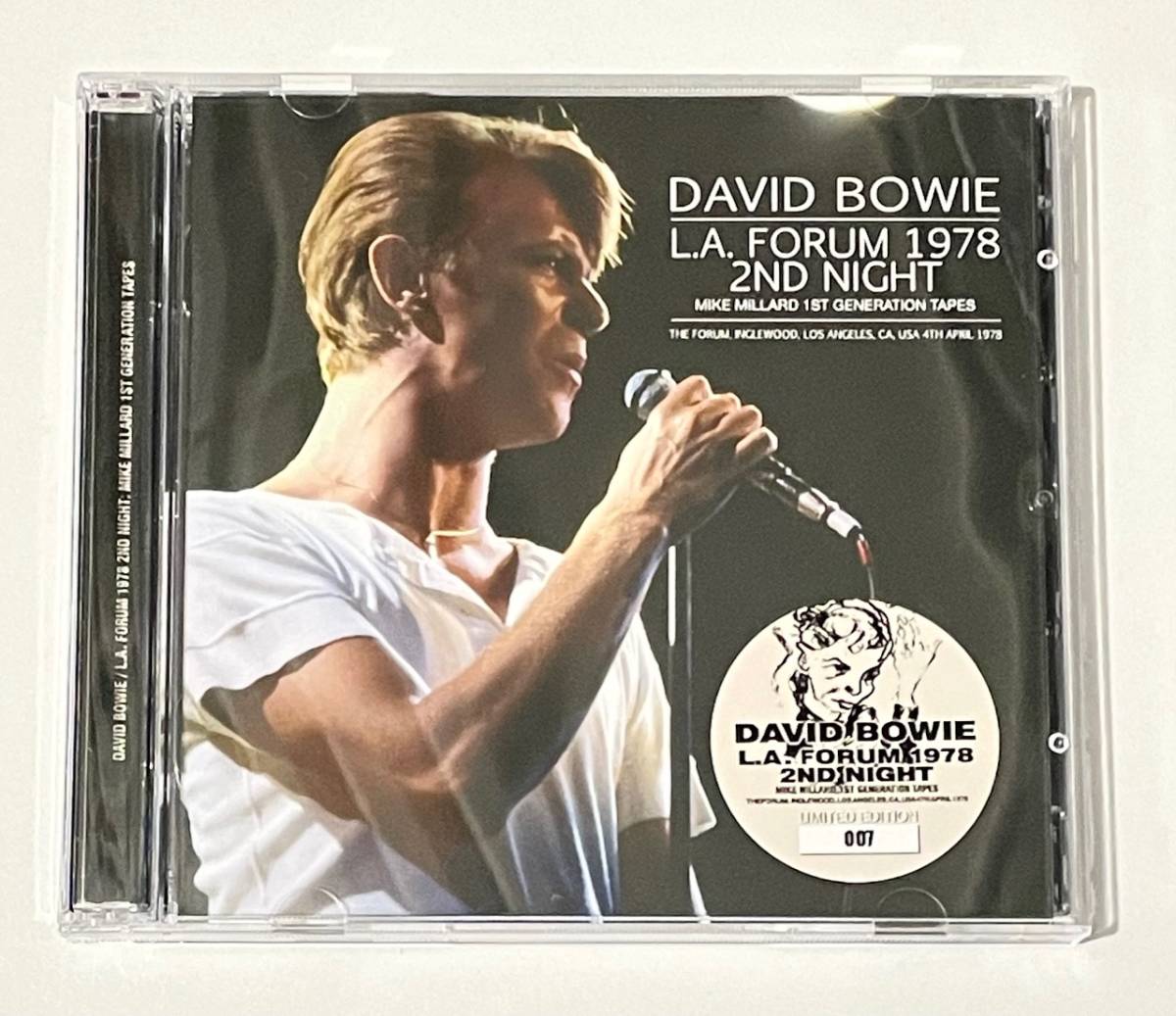[プレス2CD] David Bowie LA Forum 1978 2nd Night Mike Millard 1st Generation Tapes [Wardour-572] デヴィッド・ボウイ Adrian Belew_画像1