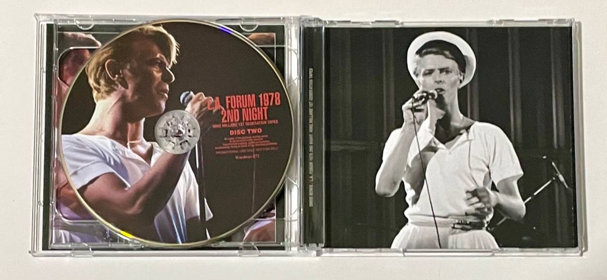 [プレス2CD] David Bowie LA Forum 1978 2nd Night Mike Millard 1st Generation Tapes [Wardour-572] デヴィッド・ボウイ Adrian Belew_画像4