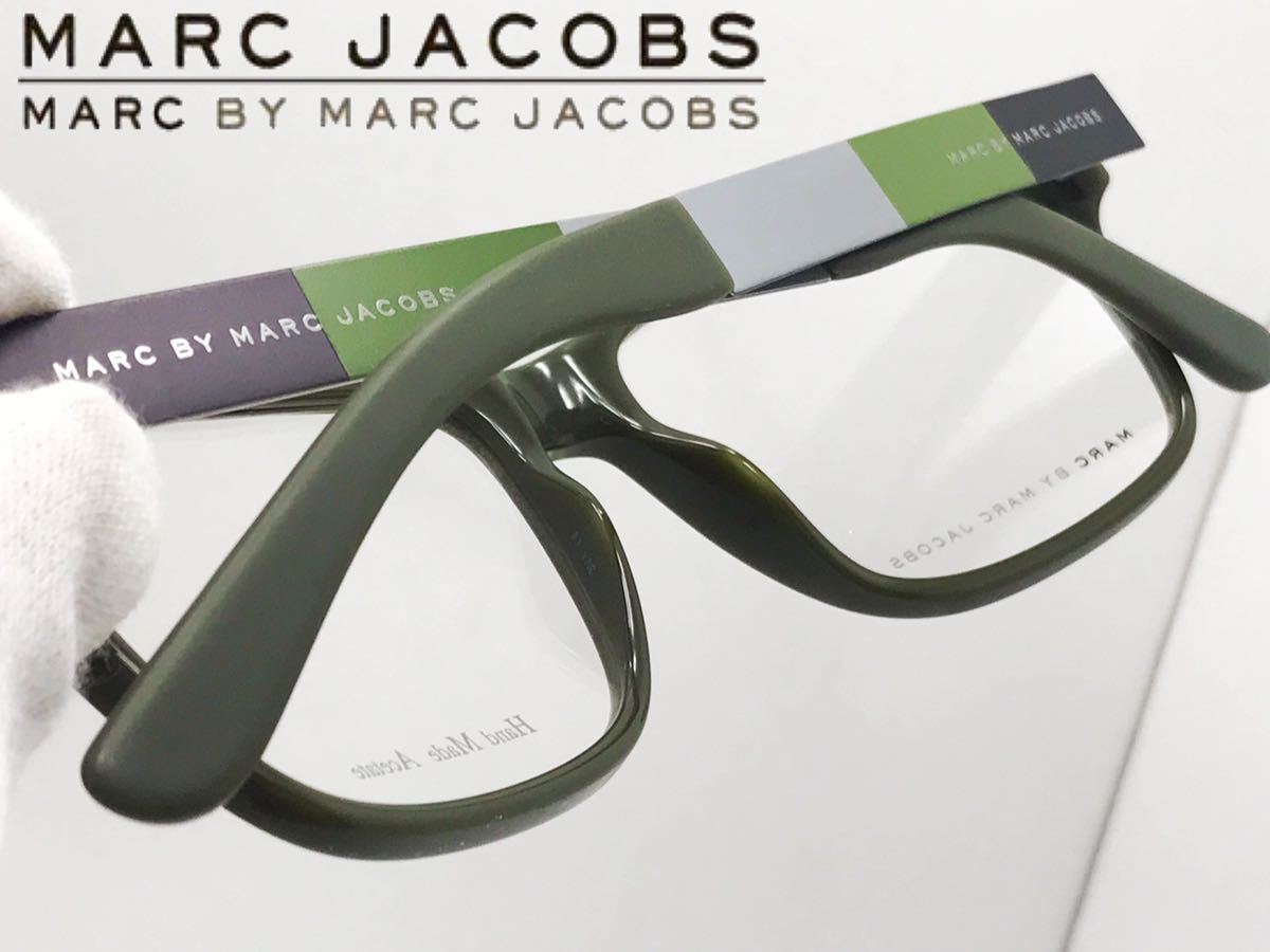 【新品未使用】MARC JACOBSマークジェイコブス ハンドメイドセル×メタル メガネ/サングラス