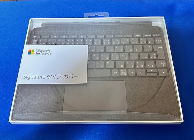 ★【新品未開封】Microsoft マイクロソフト Surface Go Signature タイプ カバー アイスブルー KCS-00123★_画像1