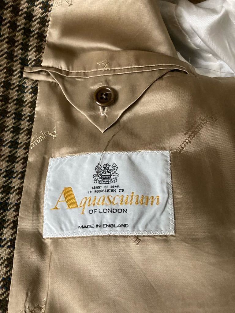 Aquascutum アクアスキュータム　ウール ジャケット サイズM USED クリーニング済み_画像8