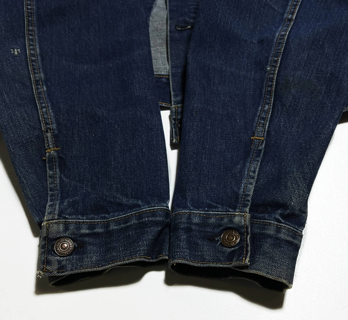 60s ヴィンテージ LEVI’S 71205 BIGE デニムジャケット 44 46 ビッグサイズ USA製 オリジナル BIG E ビッグE 70505 リーバイス_画像7