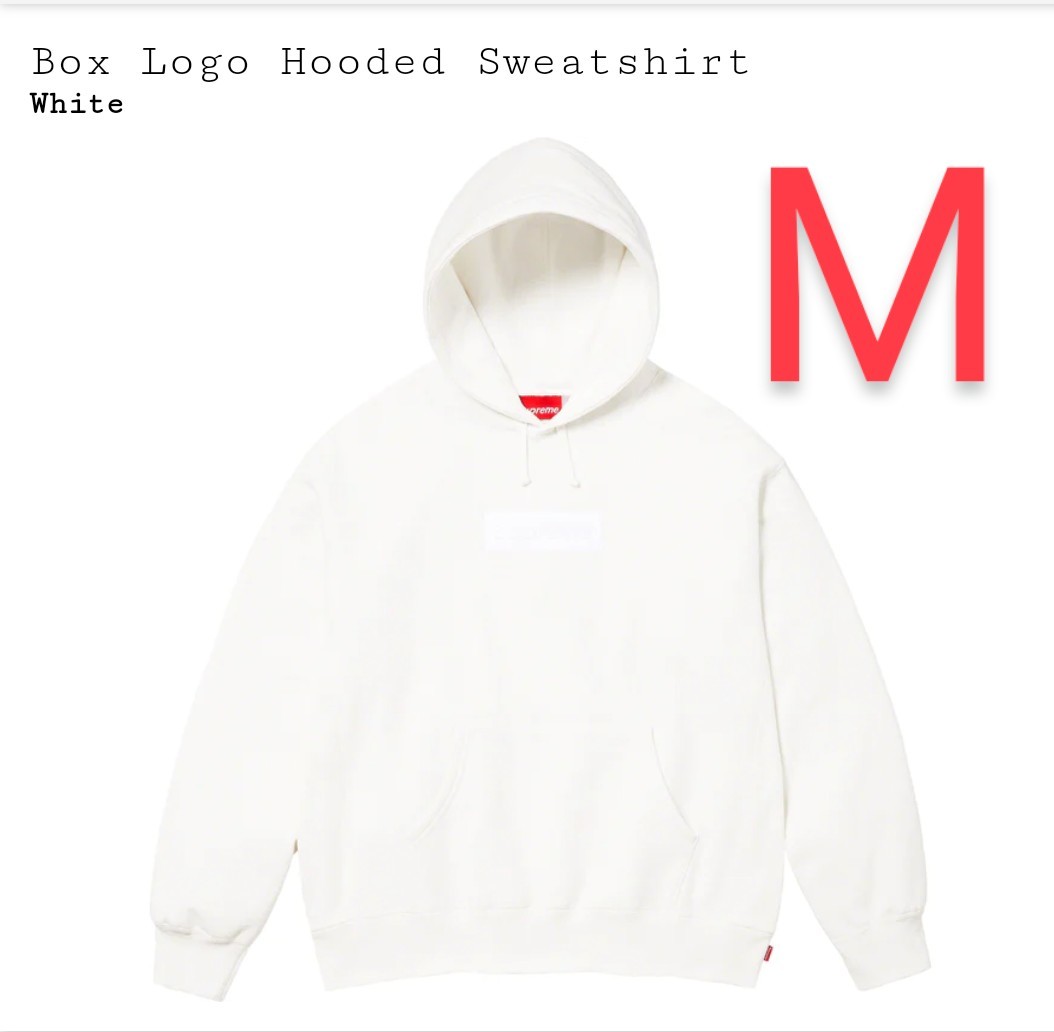 Supreme Box Logo Hooded Sweatshirt ホワイト/Mサイズ 新品 Supreme Box Logo Hooded Sweatshirt ホワイト/Mサイズ 新品