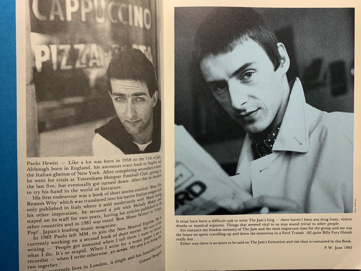 洋書 ザ・ジャム THE JAM a best concerto authorised biography ポール・ウェラー_画像2