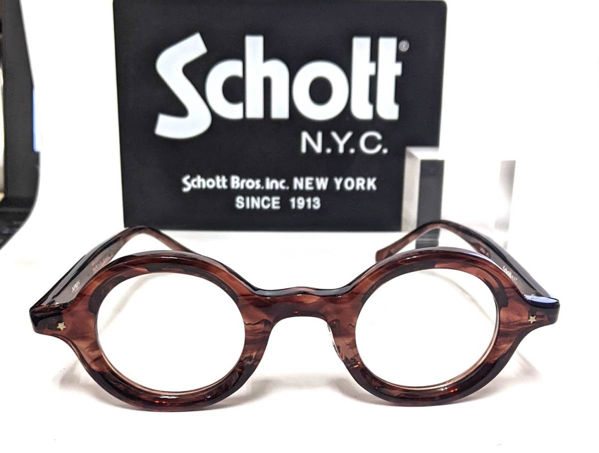 正規品 Schott/schott　JONES/ショット/ハンドメイドジャパン メガネ店の新品展示品 男女兼用　送料込