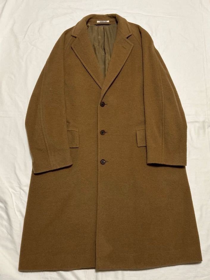 AURALEE BABY CAMEL MOSSER CHESTERFIELD COAT 4 キャメル チェスターコート オーラリー ウール カシミア ジャケット needles AUBERGE_画像1