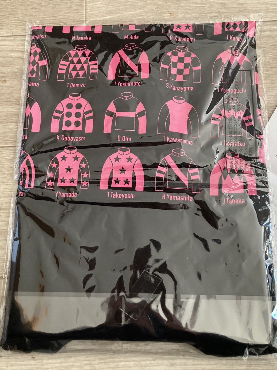 楽天競馬 佐賀競馬 ジョッキーズ セレクション Tシャツ サイズ M 黒 さがけいば_画像2