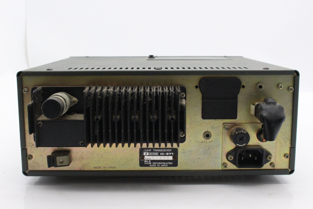 【ト石】 ICOM アイコム 430MHzオールモードトランシーバー IC-371 無線機 アマチュア無線 現状品 ECZ01EWH3S_画像4