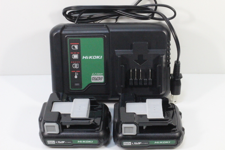 新品 送料込 HiKOKI ハイコーキ リチウムイオン電池 10.8V BSL1215 2個 充電器 UC12SL