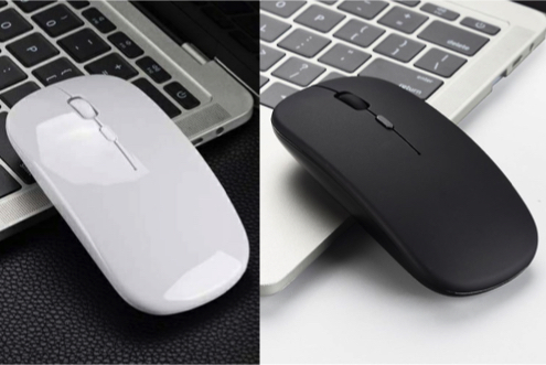 ワイヤレスマウス 黒 Bluetooth 5.0 USB充電式 無線 薄型 静音 j_画像6