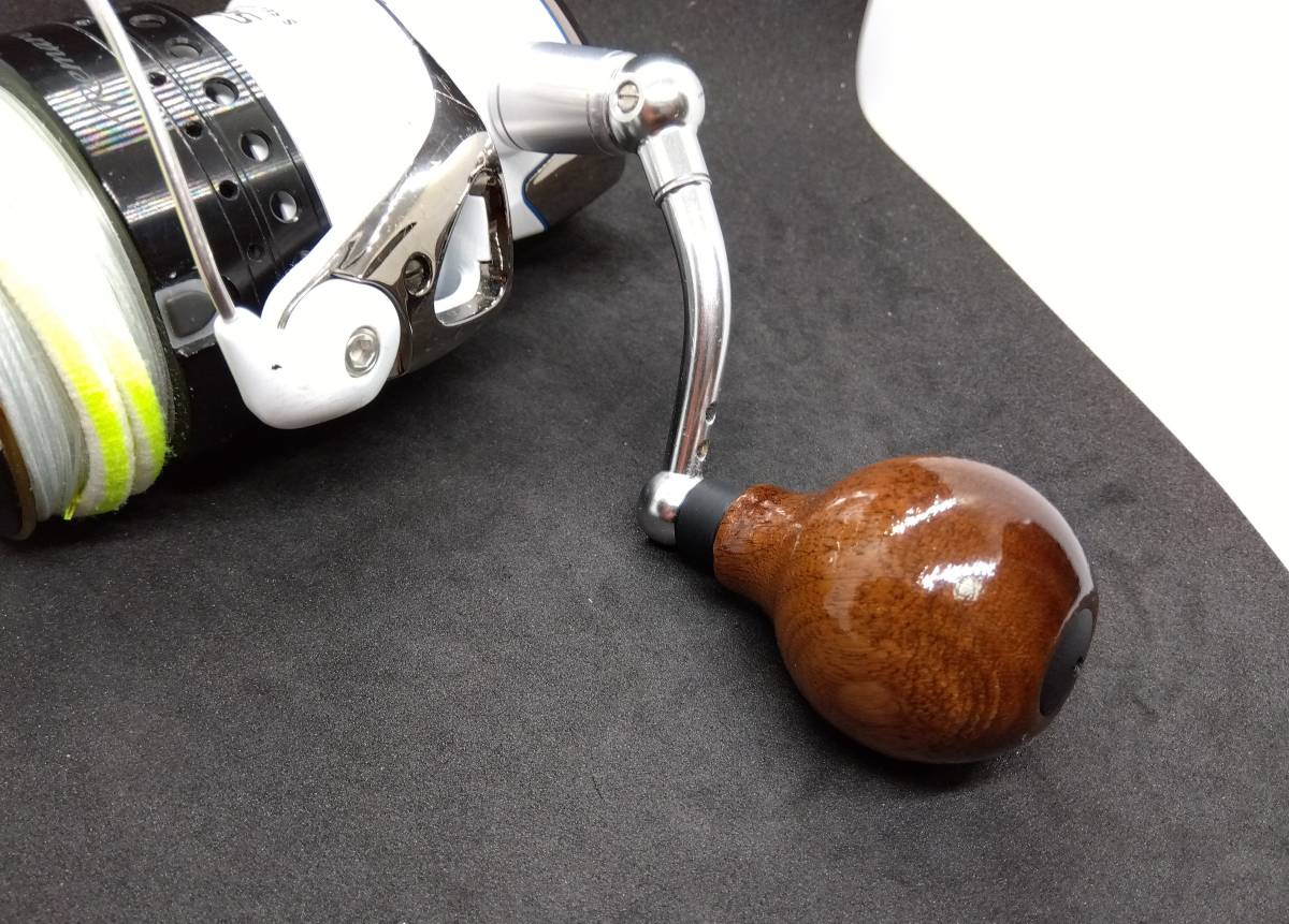  деревянный руль ручка Type-A/Type S 38m раунд ручка черный грецкий орех ( уретан отделка ) (P2312004)