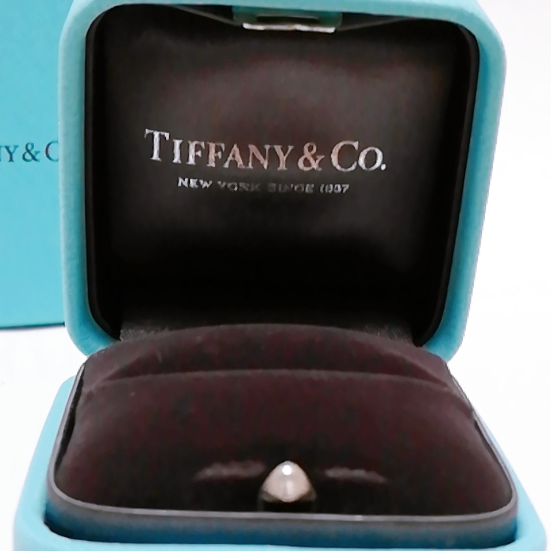 【送料無料】新品★Tiffany&Co. ティファニー ブルー ボックス リング ケース 指輪 ジュエリーボックス 【空箱 】婚約 即決