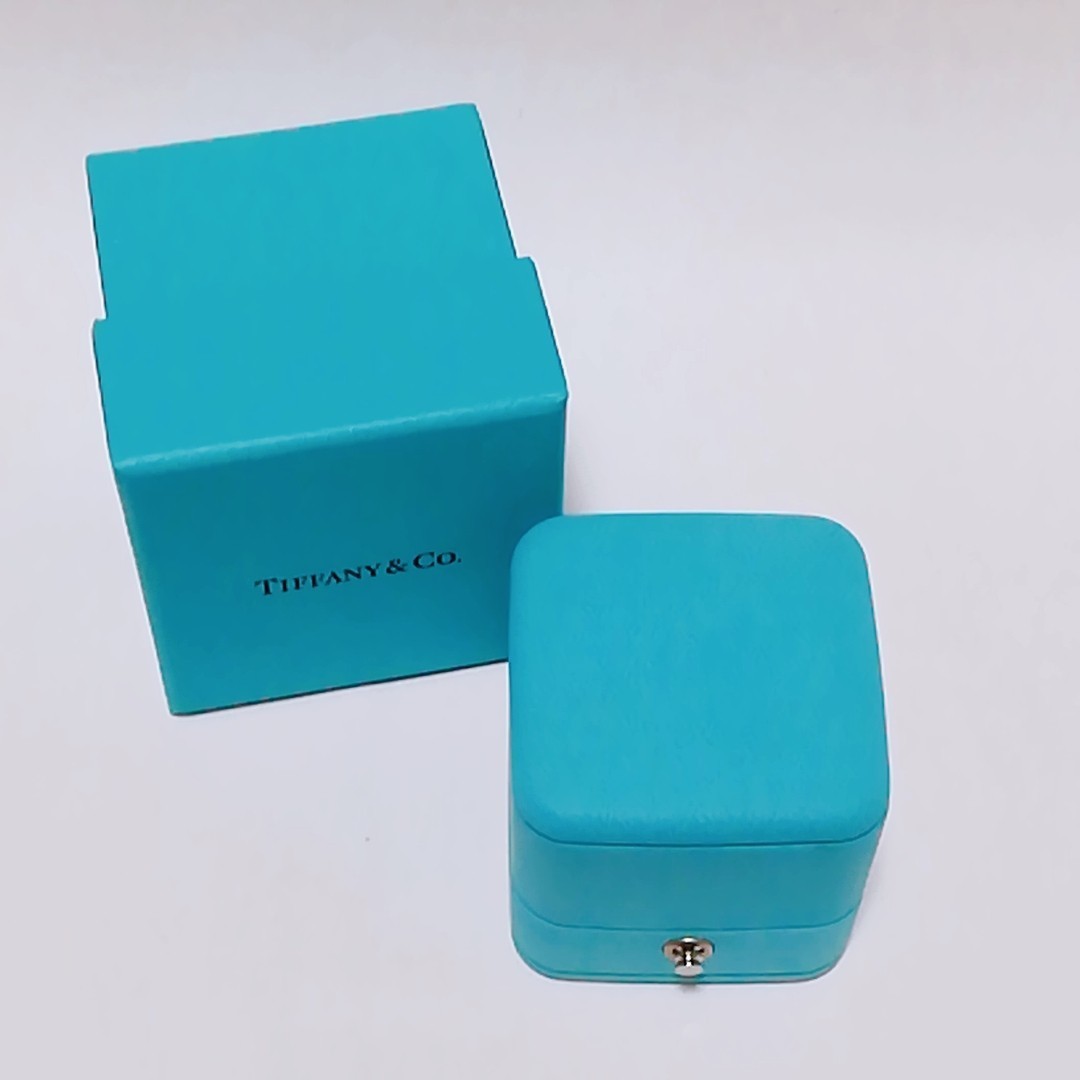 【送料無料】新品★Tiffany&Co. ティファニー ブルー ボックス リング ケース 指輪 ジュエリーボックス 【空箱 】婚約 即決