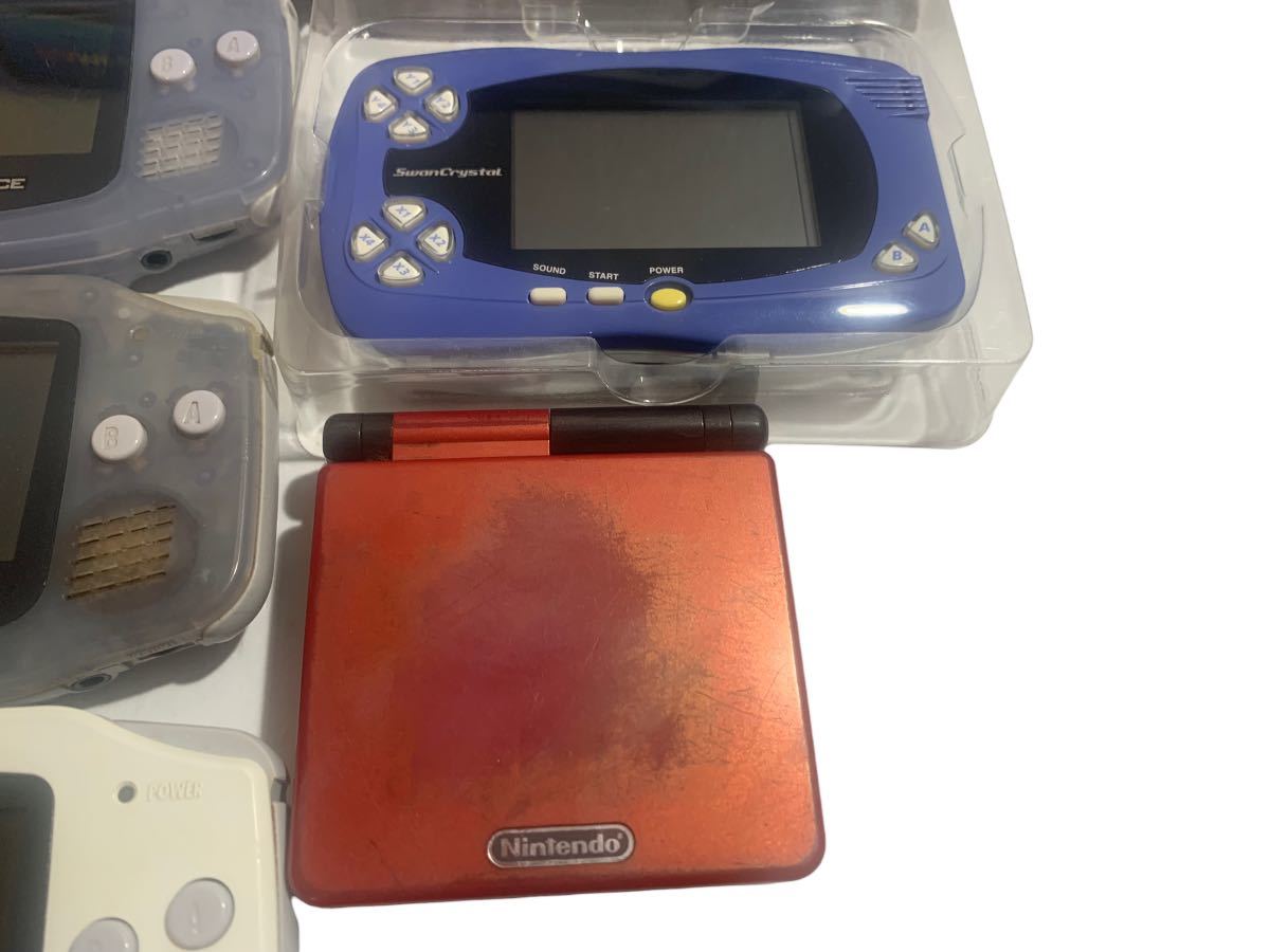  Game Boy Advance sp WonderSwan 8 pcs set sale junk 