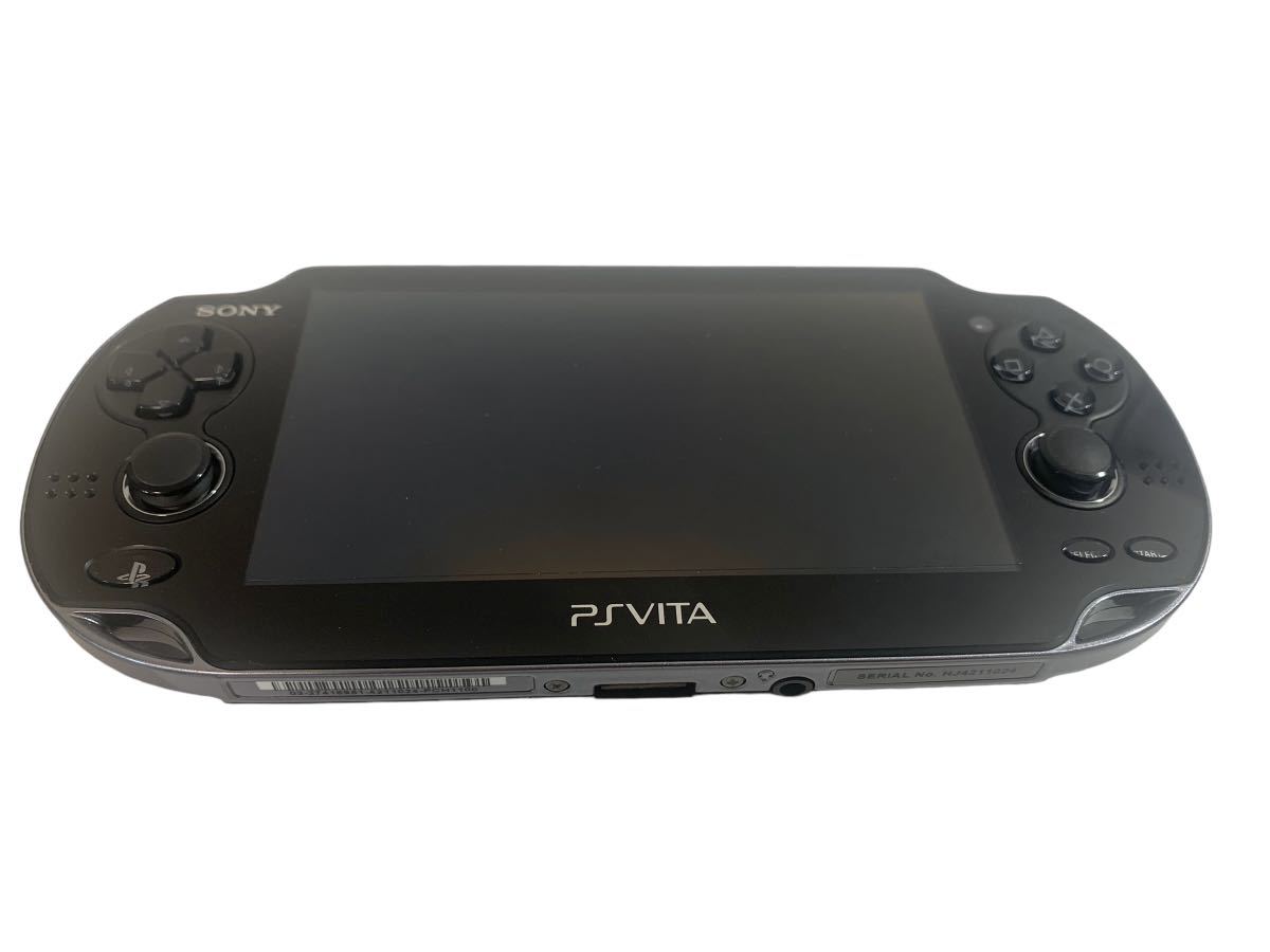 美品　PlayStation Vita 本体　ps vita 3G/Wi‐Fiモデル クリスタル・ブラック　PCH-1100 AA01_画像4