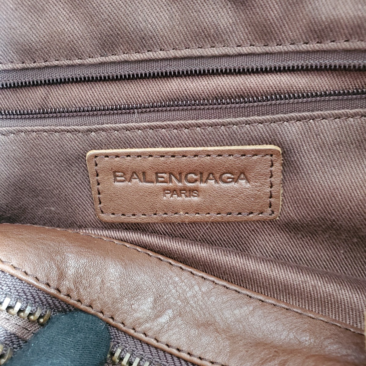 B18 美品 1円 BALENCIAGA バレンシアガ レザートートバッグ メンズ 収納多数 大きめ_画像9