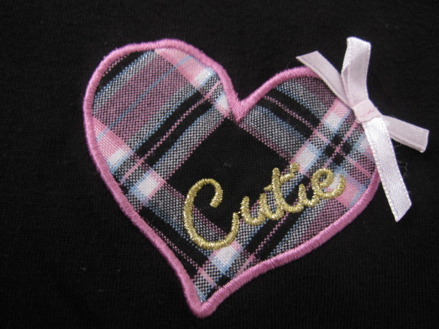 CRTCUTIE crt cutie Heart up like attaching Zip up cardigan 150